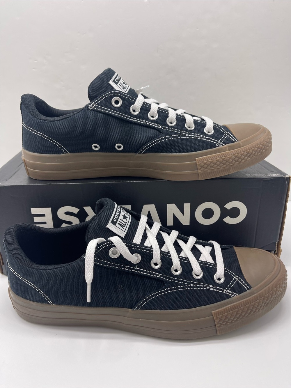 Converse Men’s A15593C CTAS MALDEN STREET OX Black/White/Brown Sneakers